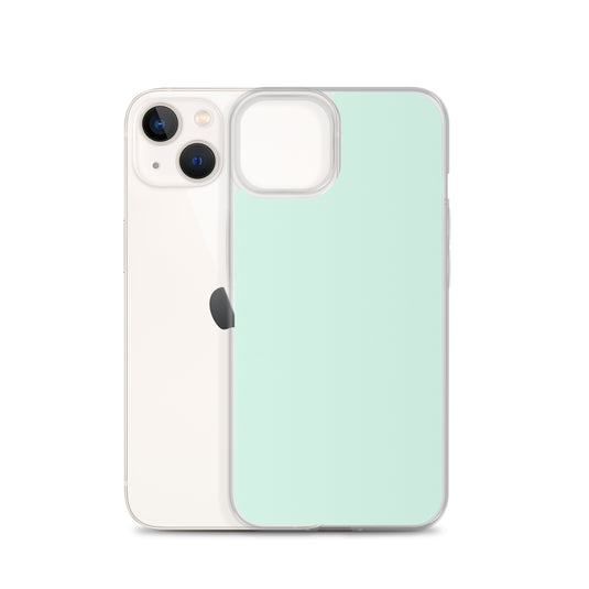 Plain Color Humming Bird Green iPhone Case Clear Bump Resistant CREATIVETECH