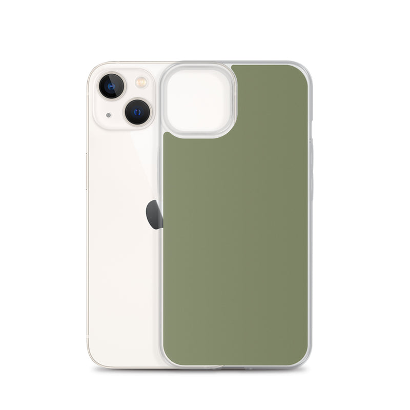 Load image into Gallery viewer, Plain Color Finch Green iPhone Case Clear Bump Resistant CREATIVETECH