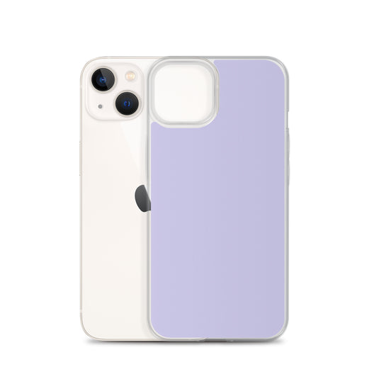 Melrose Purple Blue iPhone Clear Thin Case Plain Color CREATIVETECH