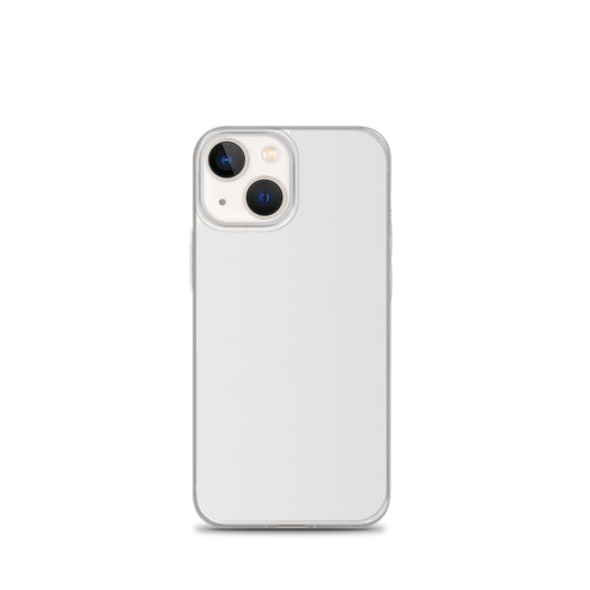 Plain Color Whisper White iPhone Case Clear Bump Resistant Flexible CREATIVETECH