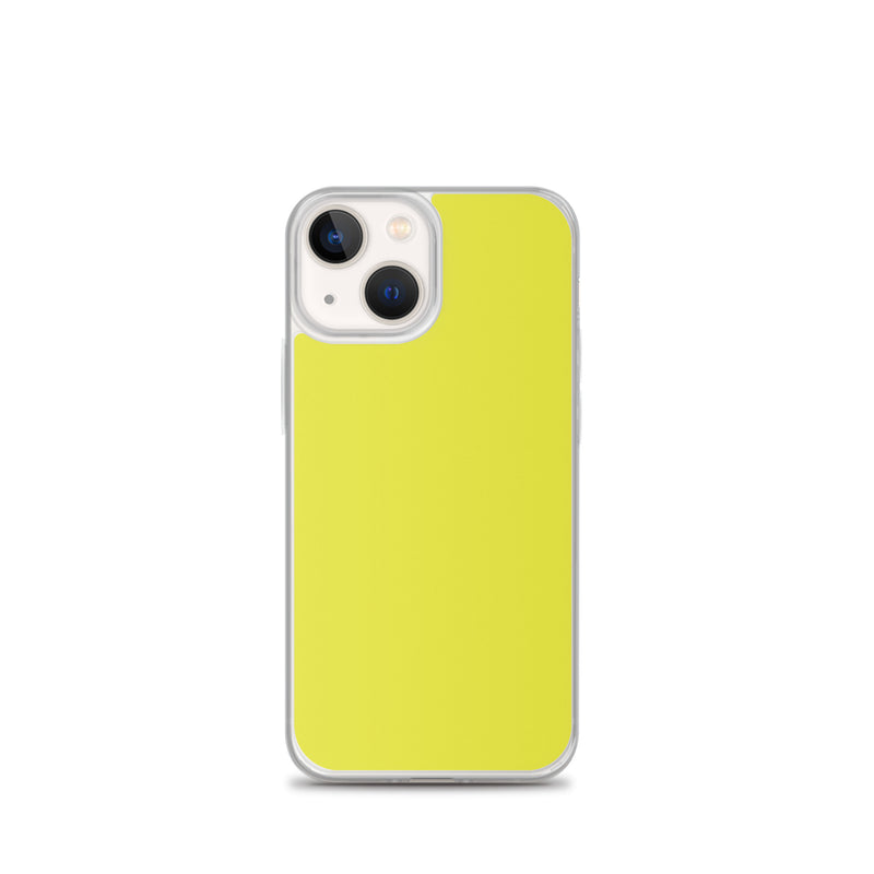 Load image into Gallery viewer, Plain Color Starship Yellow iPhone Case Clear Bump Resistant CREATIVETECH