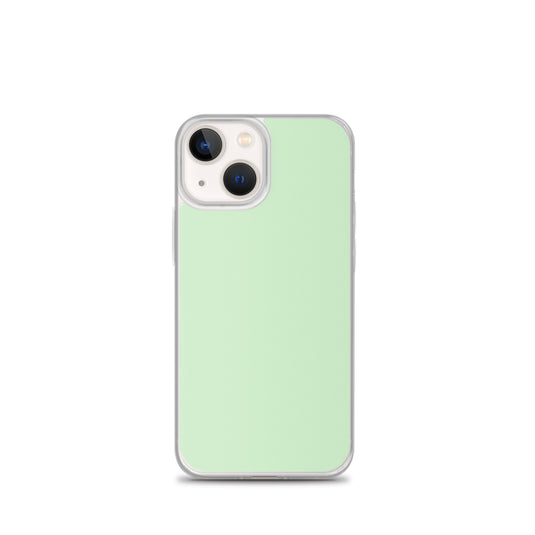 Plain Color Tara Green iPhone Case Clear Bump Resistant CREATIVETECH