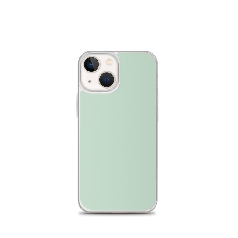 Load image into Gallery viewer, Plain Color Shallow Edgewater Blue iPhone Case Clear Bump Resistant CREATIVETECH