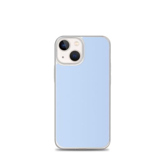 Plain Color Hawkes Blue iPhone Case Clear Bump Resistant CREATIVETECH