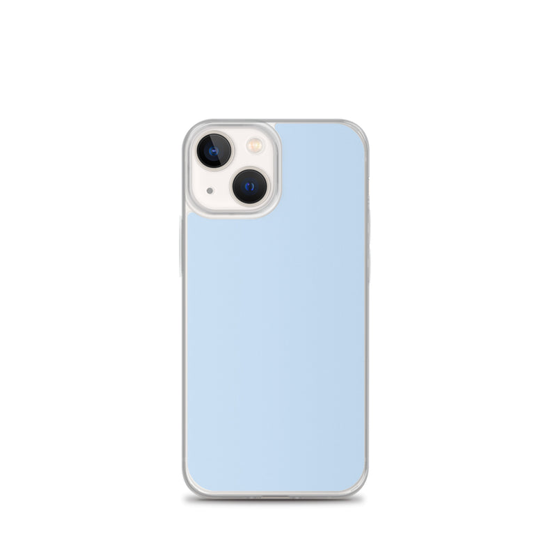 Load image into Gallery viewer, Plain Color Pattens Blue iPhone Case Clear Bump Resistant CREATIVETECH
