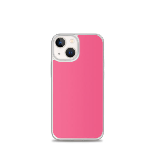 Brink Pink iPhone Clear Thin Case Plain Color CREATIVETECH