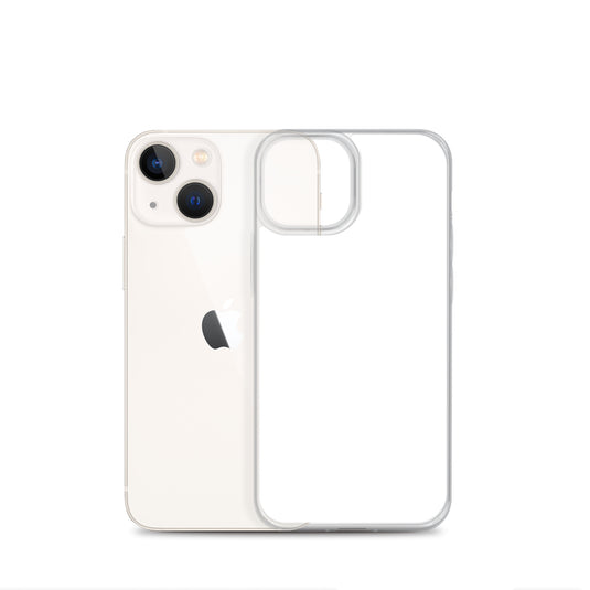 Plain Color White iPhone Case Clear Bump Resistant Flexible CREATIVETECH