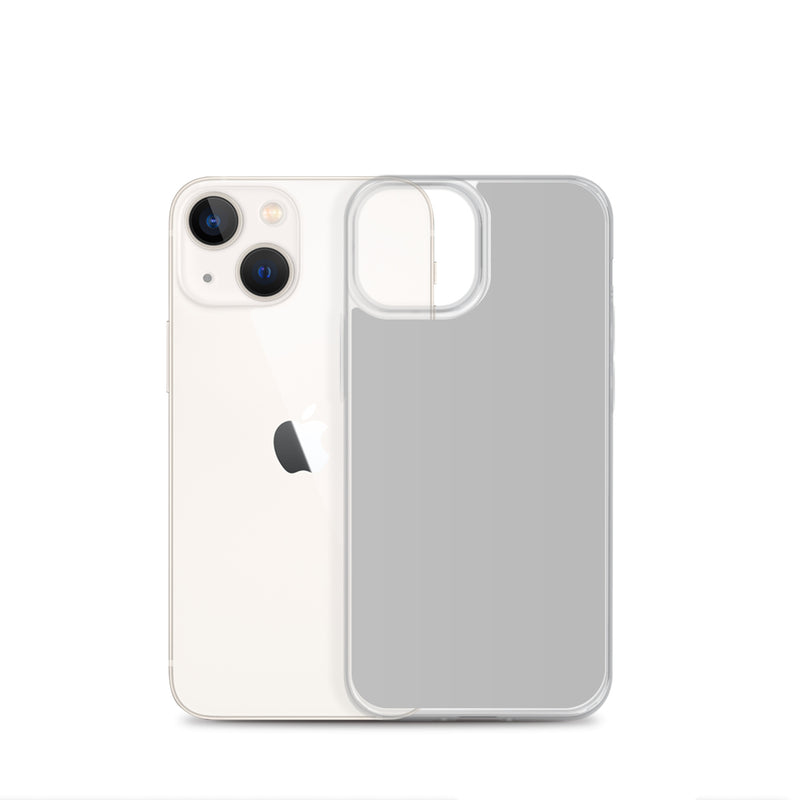 Load image into Gallery viewer, Plain Color Silver Grey iPhone Case Clear Bump Resistant Flexible CREATIVETECH