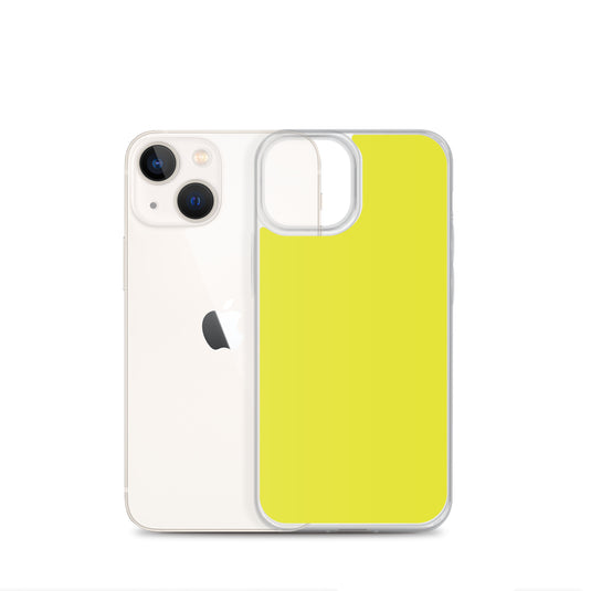 Plain Color Starship Yellow iPhone Case Clear Bump Resistant CREATIVETECH