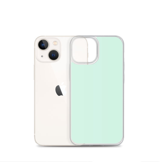 Plain Color Humming Bird Green iPhone Case Clear Bump Resistant CREATIVETECH