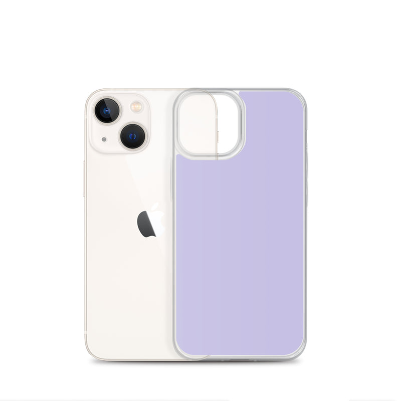 Load image into Gallery viewer, Melrose Purple Blue iPhone Clear Thin Case Plain Color CREATIVETECH