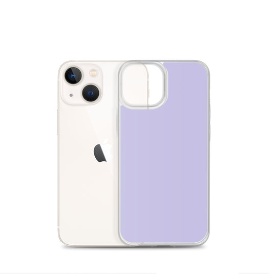 Melrose Purple Blue iPhone Clear Thin Case Plain Color CREATIVETECH