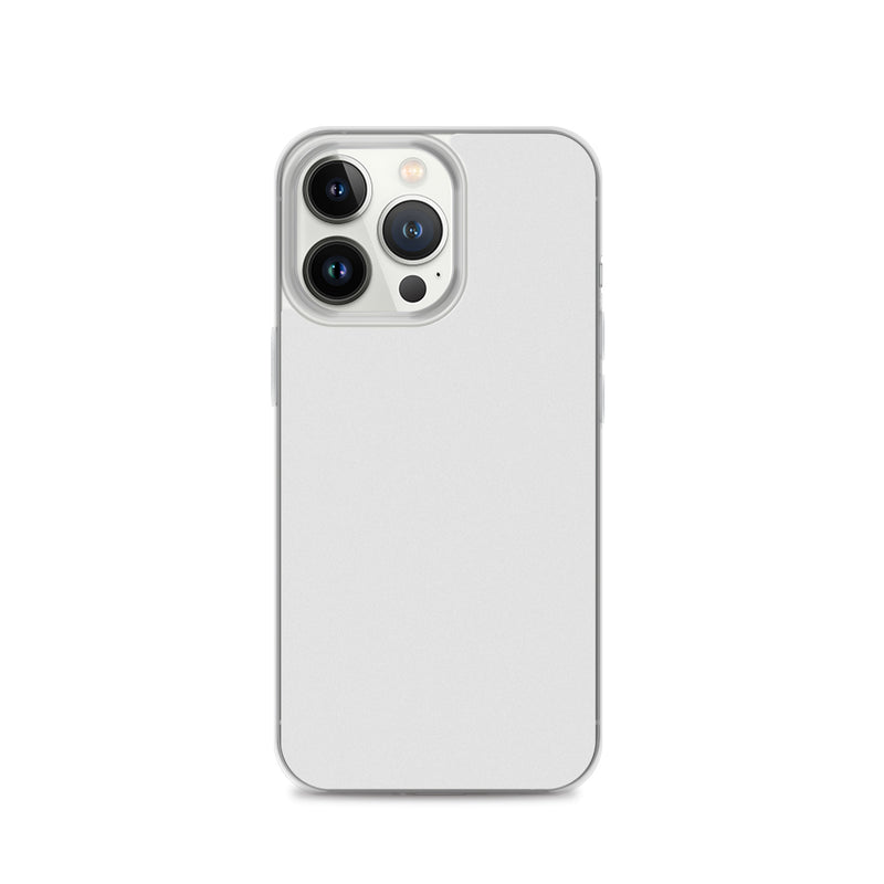 Load image into Gallery viewer, Plain Color Whisper White iPhone Case Clear Bump Resistant Flexible CREATIVETECH