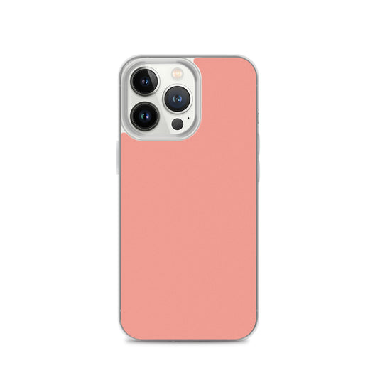 Plain Color Mona Lisa Pink iPhone Case Clear Bump Resistant Flexible CREATIVETECH