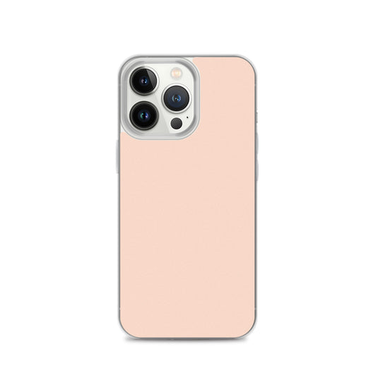 Plain Color Cinderella Orange Pink iPhone Case Clear Bump Resistant Flexible CREATIVETECH