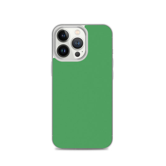 Plain Color Chateau Green iPhone Case Clear Bump Resistant CREATIVETECH