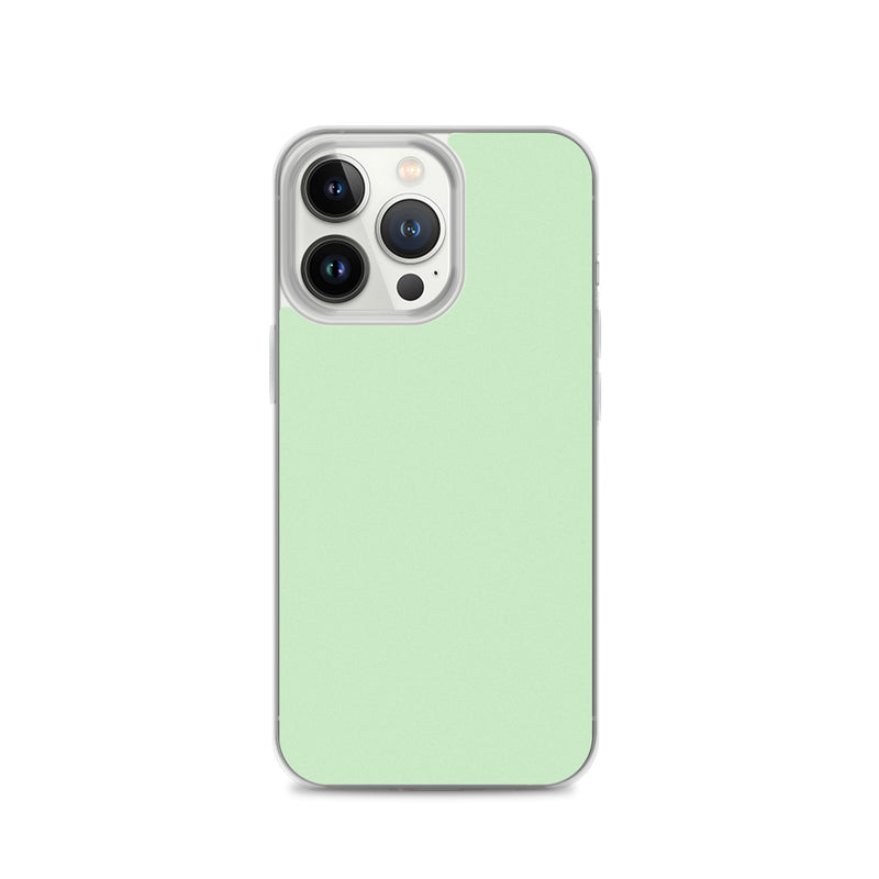 Load image into Gallery viewer, Plain Color Tara Green iPhone Case Clear Bump Resistant CREATIVETECH