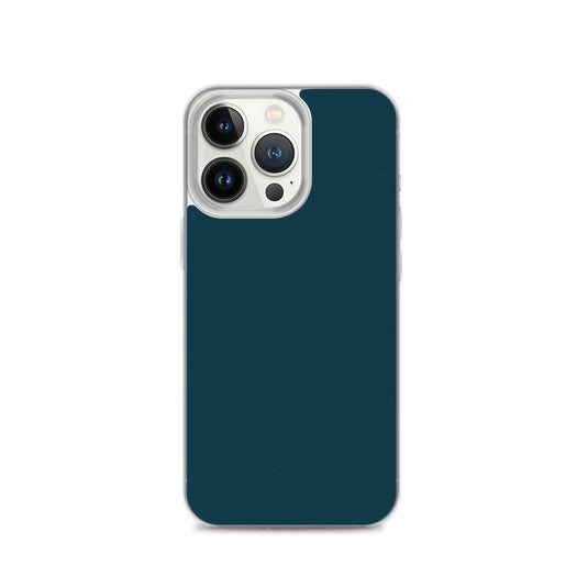 Plain Color Blue Whale iPhone Case Clear Bump Resistant CREATIVETECH