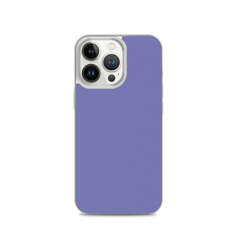Load image into Gallery viewer, Chetwode Blue Purple iPhone Clear Thin Case Plain Color CREATIVETECH