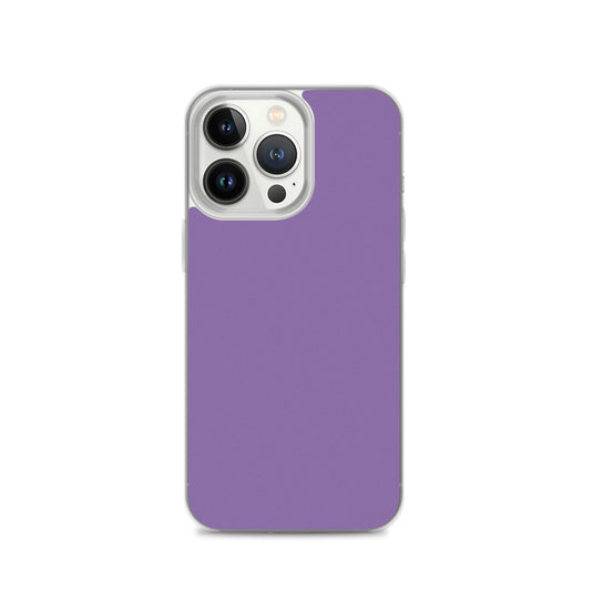 Ce Soir Violet Purple iPhone Clear Thin Case Plain Color CREATIVETECH