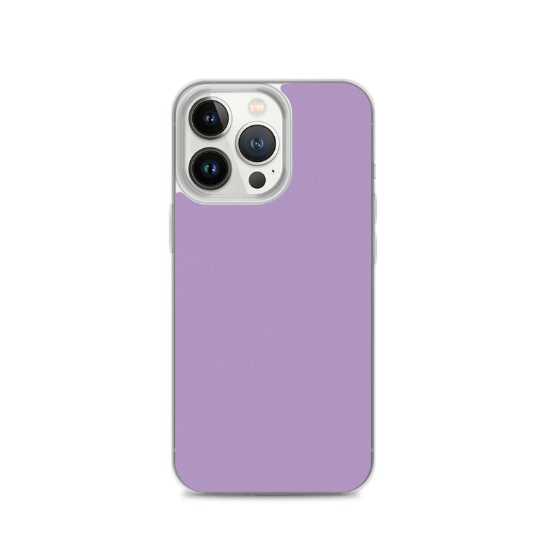 Load image into Gallery viewer, East Side Violet Purple iPhone Clear Thin Case Plain Color CREATIVETECH