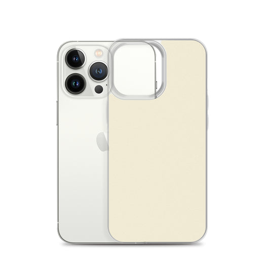 Plain Color Black iPhone Case Clear Bump Resistant Flexible CREATIVETECH