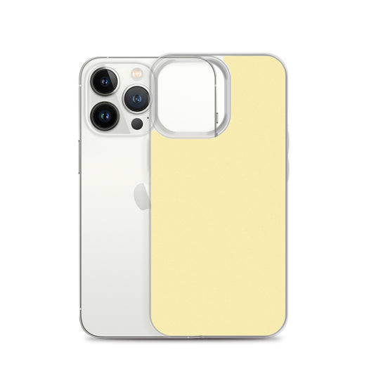 Plain Color Banana Yellow iPhone Case Clear Bump Resistant CREATIVETECH