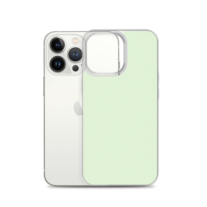 Load image into Gallery viewer, Plain Color Panache Green iPhone Case Clear Bump Resistant CREATIVETECH