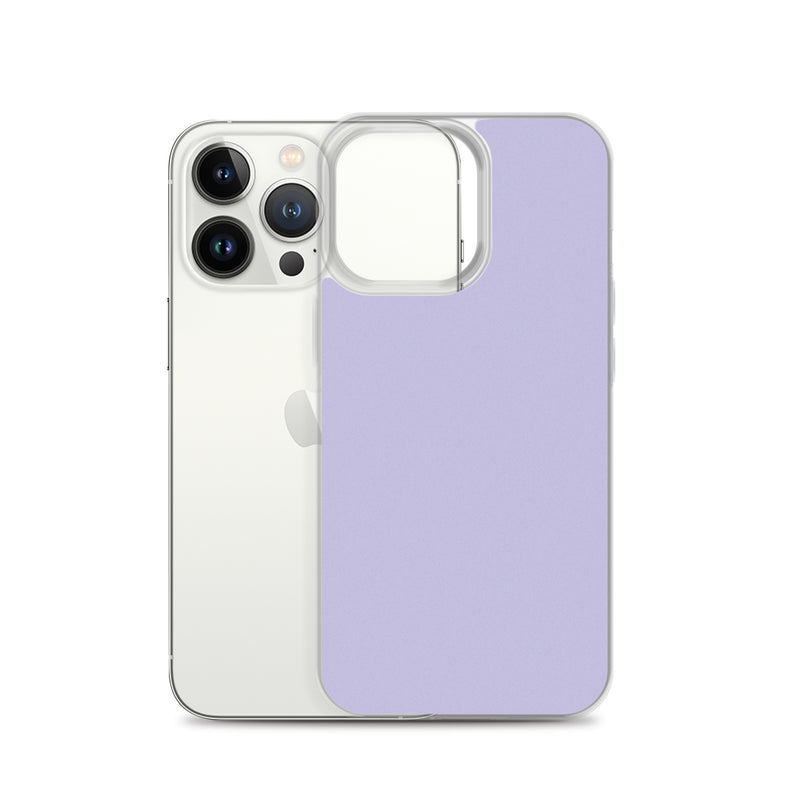 Load image into Gallery viewer, Melrose Purple Blue iPhone Clear Thin Case Plain Color CREATIVETECH