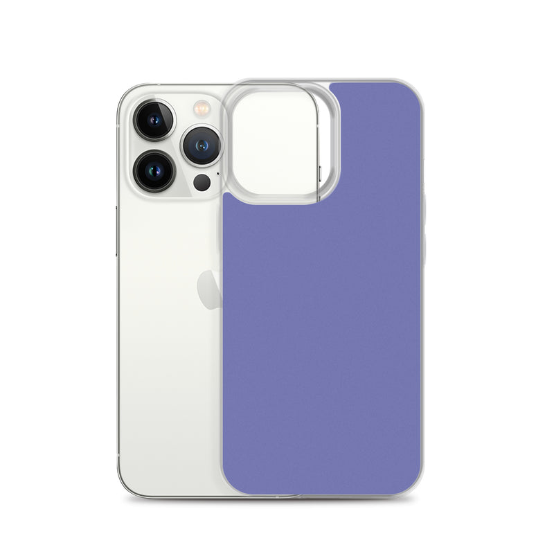 Load image into Gallery viewer, Chetwode Blue Purple iPhone Clear Thin Case Plain Color CREATIVETECH
