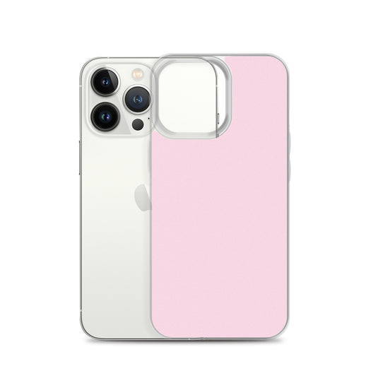 Piglet Pink iPhone Clear Thin Case Plain Color CREATIVETECH