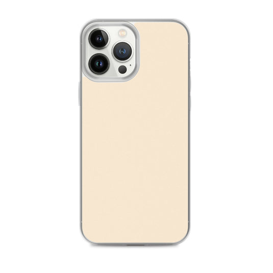 Plain Color Papaya Orange Yellow iPhone Case Clear Bump Resistant Flexible CREATIVETECH