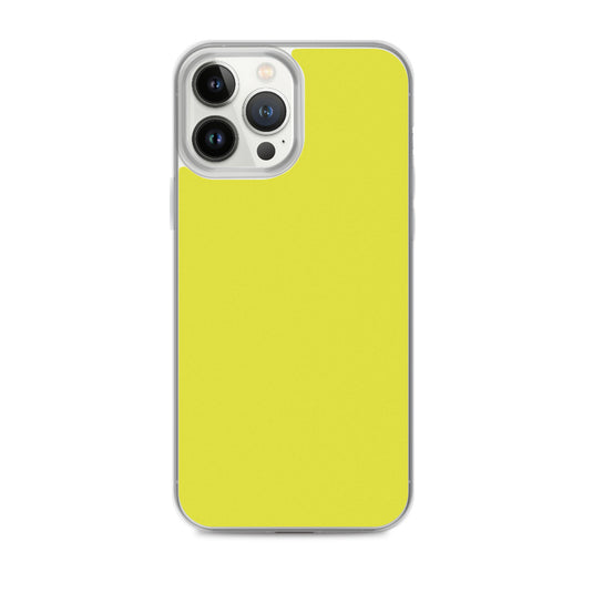 Plain Color Starship Yellow iPhone Case Clear Bump Resistant CREATIVETECH