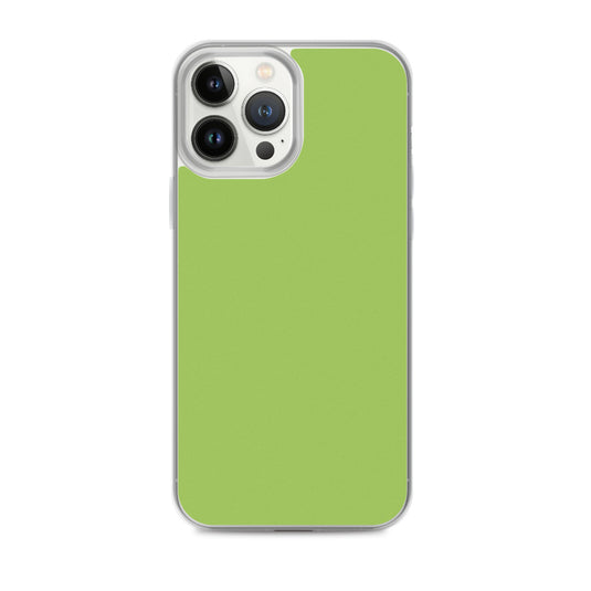 Plain Color Conifer Green iPhone Case Clear Bump Resistant CREATIVETECH
