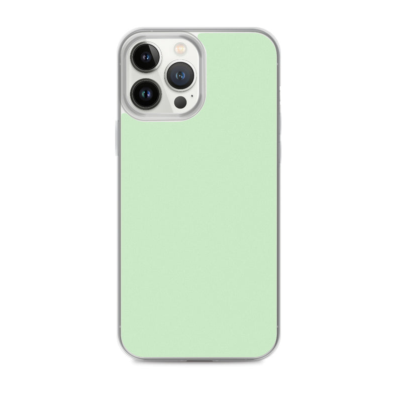 Load image into Gallery viewer, Plain Color Tara Green iPhone Case Clear Bump Resistant CREATIVETECH