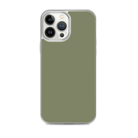 Plain Color Finch Green iPhone Case Clear Bump Resistant CREATIVETECH