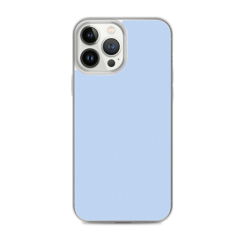 Load image into Gallery viewer, Plain Color Hawkes Blue iPhone Case Clear Bump Resistant CREATIVETECH