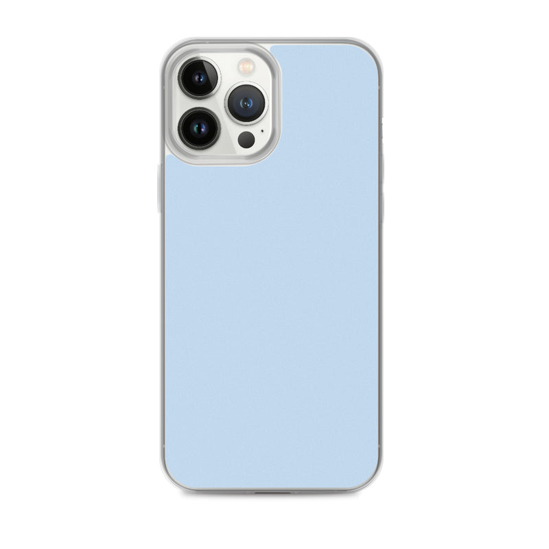 Load image into Gallery viewer, Plain Color Pattens Blue iPhone Case Clear Bump Resistant CREATIVETECH
