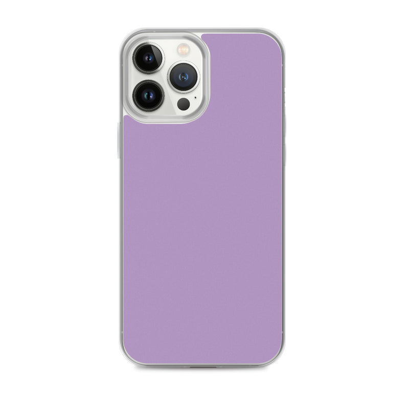 Load image into Gallery viewer, East Side Violet Purple iPhone Clear Thin Case Plain Color CREATIVETECH