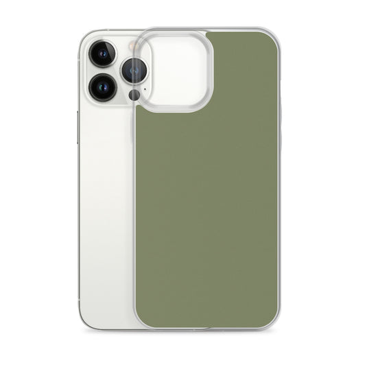 Plain Color Finch Green iPhone Case Clear Bump Resistant CREATIVETECH