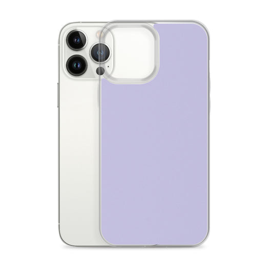 Melrose Purple Blue iPhone Clear Thin Case Plain Color CREATIVETECH