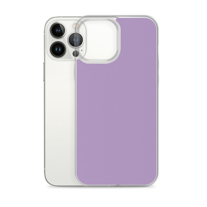Load image into Gallery viewer, East Side Violet Purple iPhone Clear Thin Case Plain Color CREATIVETECH