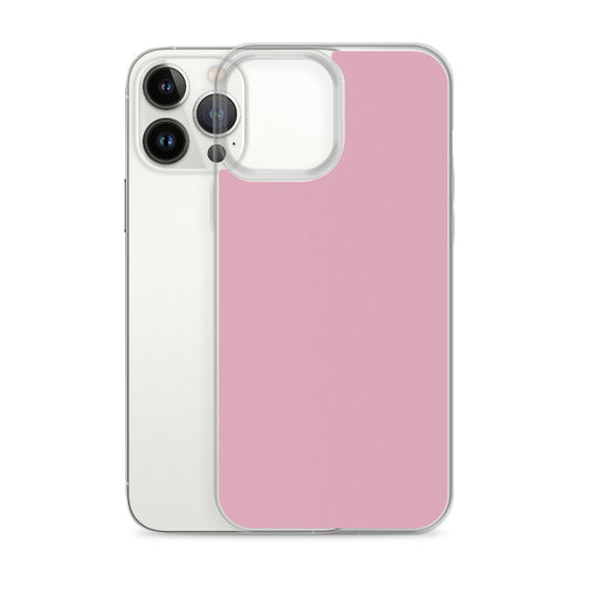 Melanie Pink iPhone Clear Thin Case Plain Color CREATIVETECH