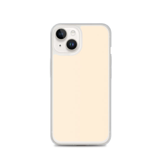 Plain Color Papaya Orange Yellow iPhone Case Clear Bump Resistant Flexible CREATIVETECH
