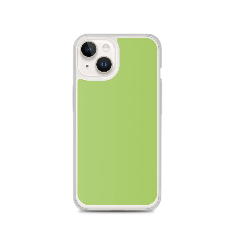 Load image into Gallery viewer, Plain Color Conifer Green iPhone Case Clear Bump Resistant CREATIVETECH