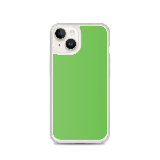 Plain Color Kelly Green iPhone Case Clear Bump Resistant CREATIVETECH