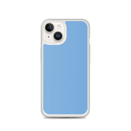 Plain Color Jordy Blue iPhone Case Clear Bump Resistant CREATIVETECH