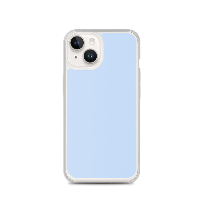 Load image into Gallery viewer, Plain Color Hawkes Blue iPhone Case Clear Bump Resistant CREATIVETECH
