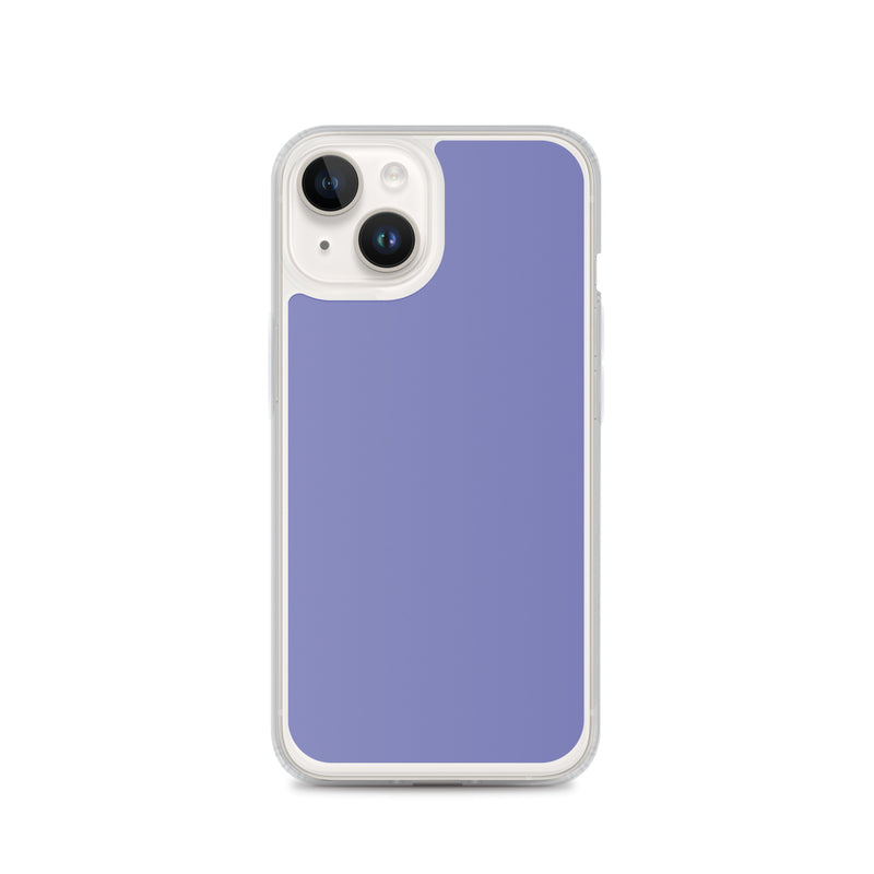 Load image into Gallery viewer, Chetwode Blue Purple iPhone Clear Thin Case Plain Color CREATIVETECH