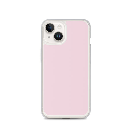 Lace Pink iPhone Clear Thin Case Plain Color CREATIVETECH